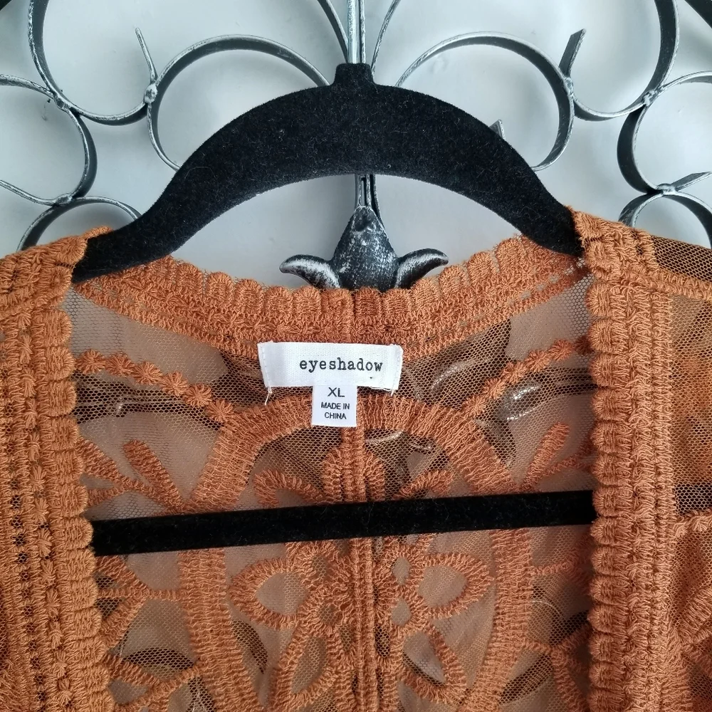 ❌SOLD❌ Eyeshadow Rust Orange Kimono NWOT - Picture 3 of 7